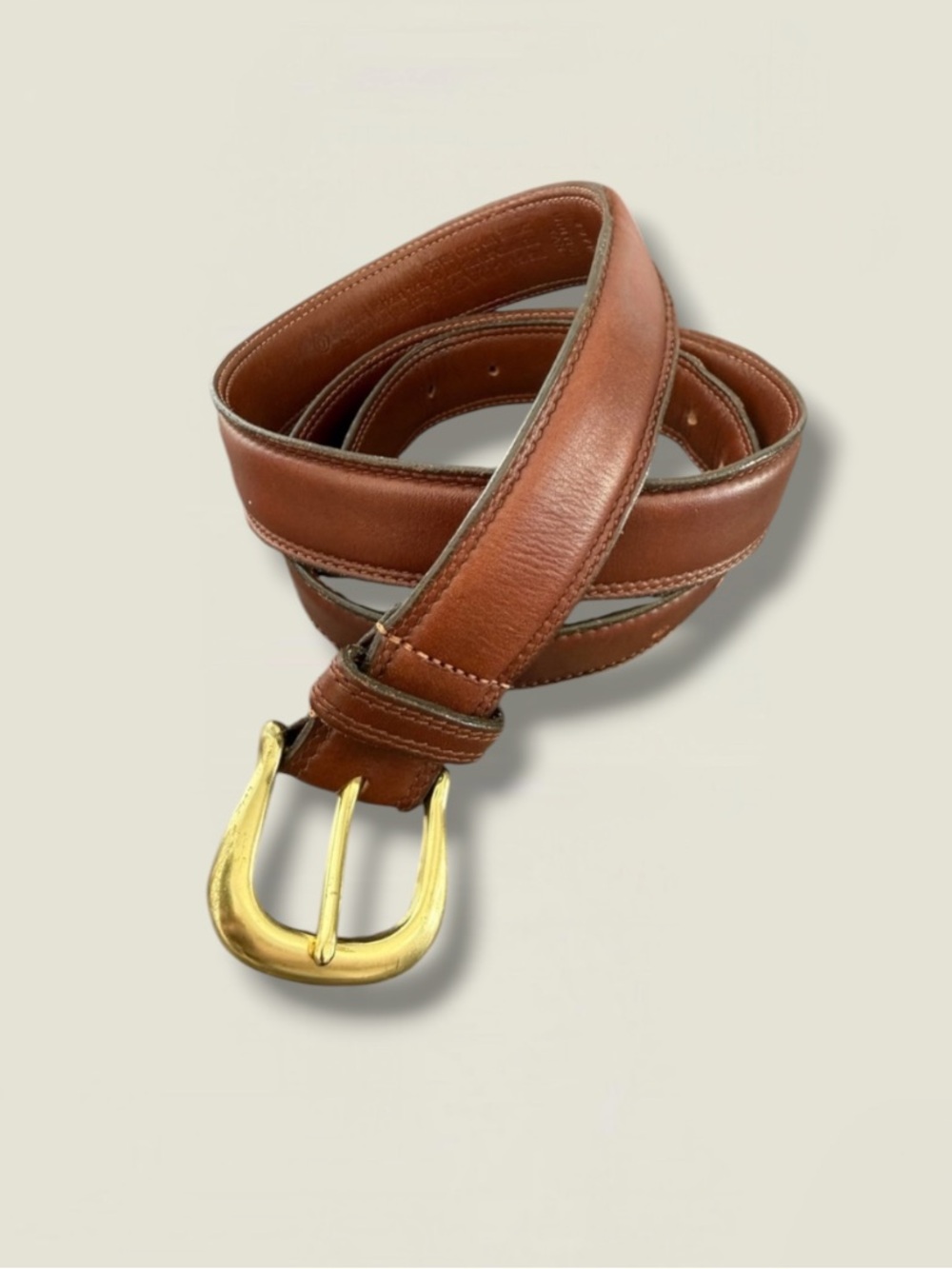 VTG COACH British Tan 3872 Leather Belt Size 40